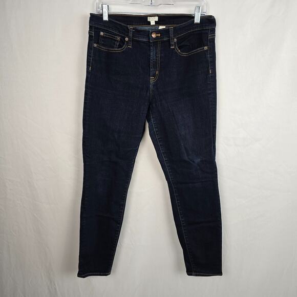 J. Crew Skinny Jeans Juniors / Women's 3/28 Blue Dark Wash - Picture 1 of 16